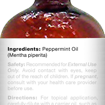 Majestic Pure Peppermint Essential Oil – 4 Fl Oz x 2, 100% Pure & Natural