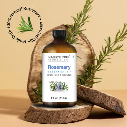 Majestic Pure Rosemary Essential Oil – 100% Pure & Premium, 4 fl oz