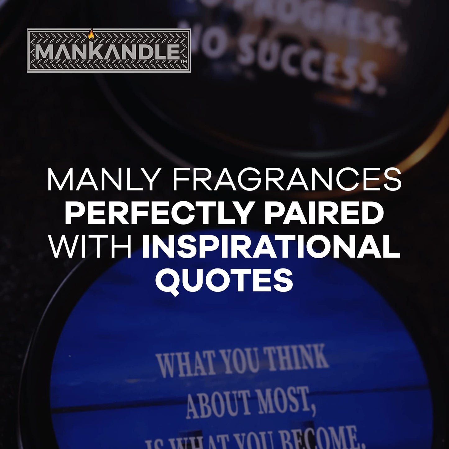 Majestic Zen Premium Scented Candles Gift Set for Men | 6-Pack Soy Wax Candles | Relaxing Masculine Scents