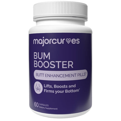 Major Curves Bum Booster Pills – Butt Enhancement for Women & Curvy Glutes