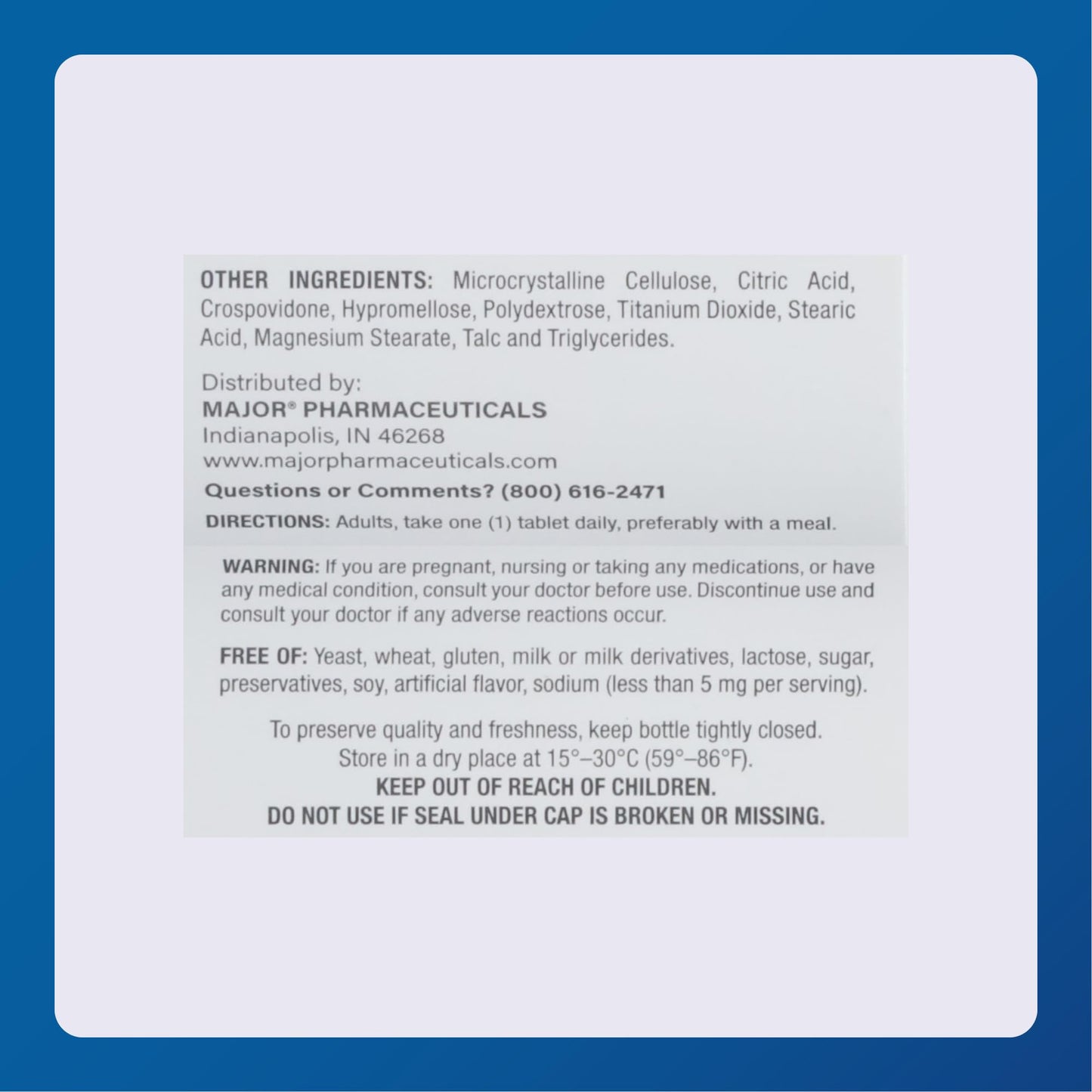 Major Magnesium 500mg – Magnesium Oxide Tablets | Dietary Supplement (2 Pack)