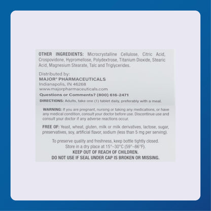 Major Magnesium 500mg – Magnesium Oxide Tablets | Dietary Supplement (2 Pack)