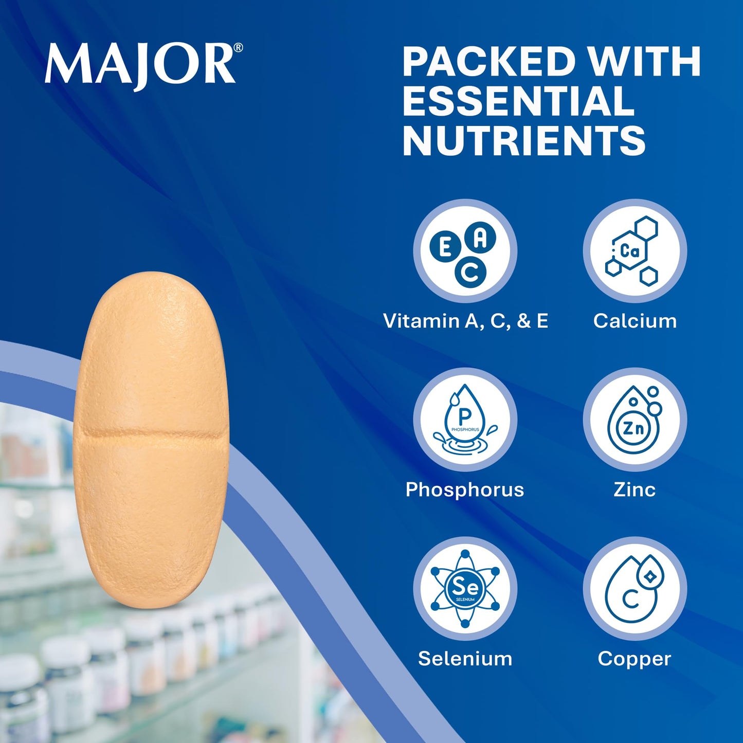 MAJOR ProSight Daily Multivitamin for Men & Women – 120 Tablets
