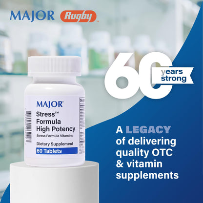 MAJOR Stress Formula – High Potency Stress Vitamins (60 Tablets)