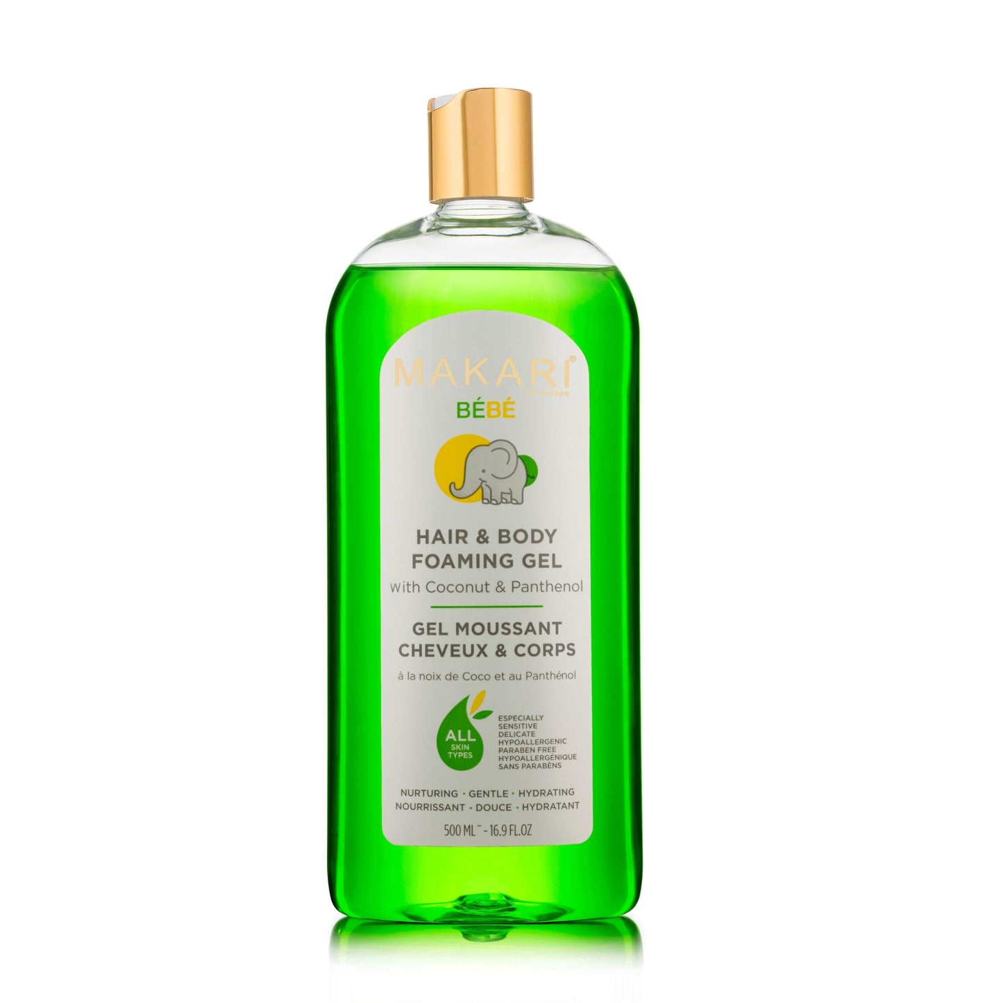 MAKARI Baby Skin Care Set - 2-in-1 Cleansing Milk, Foaming Gel & Calming Oil