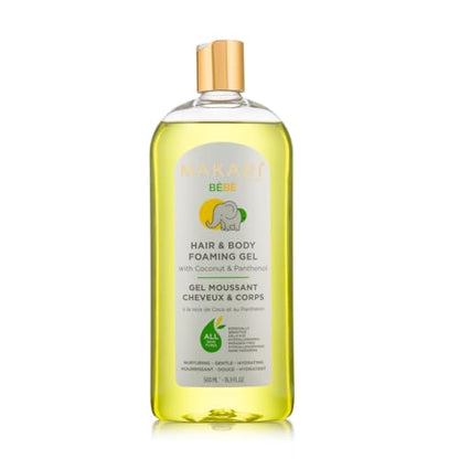 MAKARI Baby Skin Care Set - 2-in-1 Cleansing Milk, Foaming Gel & Calming Oil