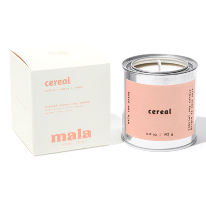 MALA Cereal Scented Soy Candle – 6.8 oz Classic | Clean 45-Hour Burn