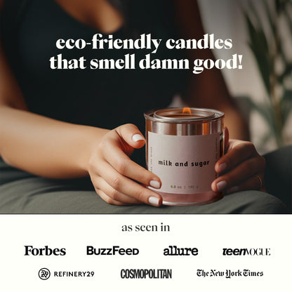 Mala Fireside Candle – Black Amber, Musk & Lavender | 6.8 oz, 45-Hour Burn