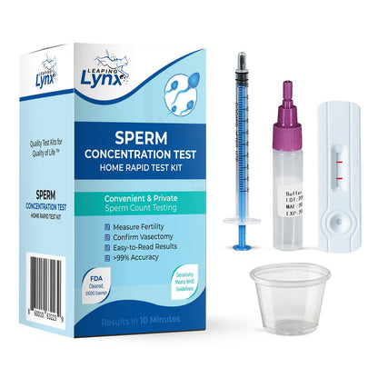 Male Fertility Test Kit – Sperm Count, Home Semen Analysis | Leaping Lynx