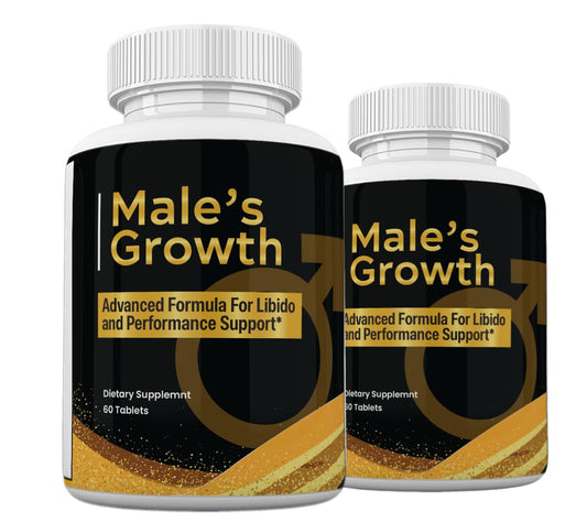 (2 Pack) Male's Growth for Men - Dietary Supplements (120 Tablets) BritishVita | Premium UK Vitamins & Wellness Supplements