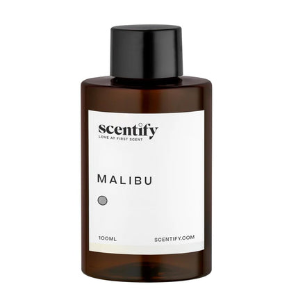 Scentify Malibu Aroma Oil Refill for Diffusers – Lemon, White Tea, Thyme, Cedar & Musk – 100ml (3.38 oz)