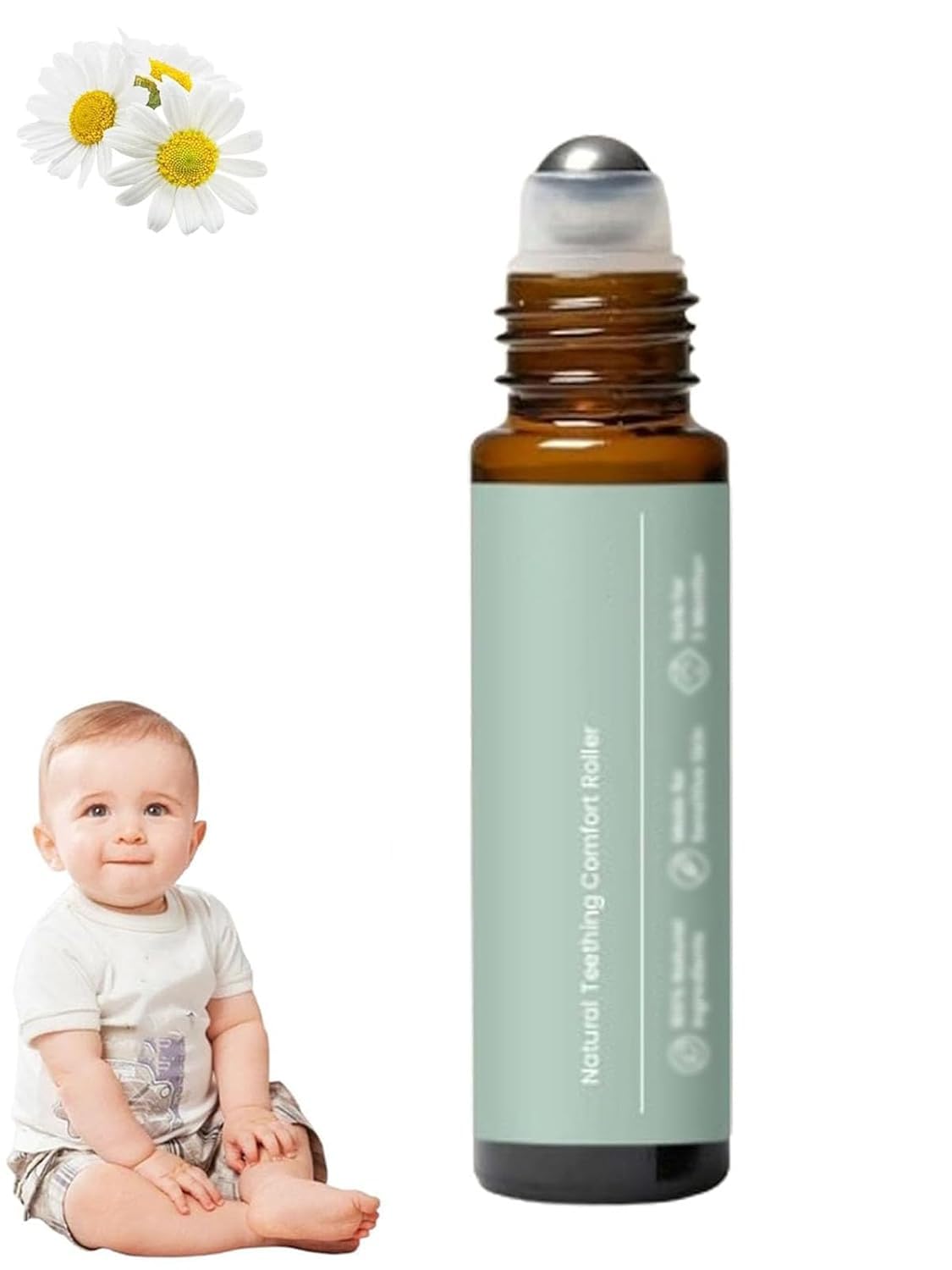 Mamas Teether Teething Roller – All-Natural Relief for Babies