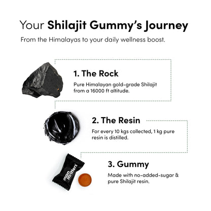 Man Matters Himalayan Shilajit Gummies – Lab Tested, Sugar-Free, Ashwagandha & Gokshura | 60 Gummies