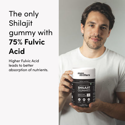 Man Matters 4000 mg Shilajit Gummies – Lab-Tested, Sugar-Free, Vegan