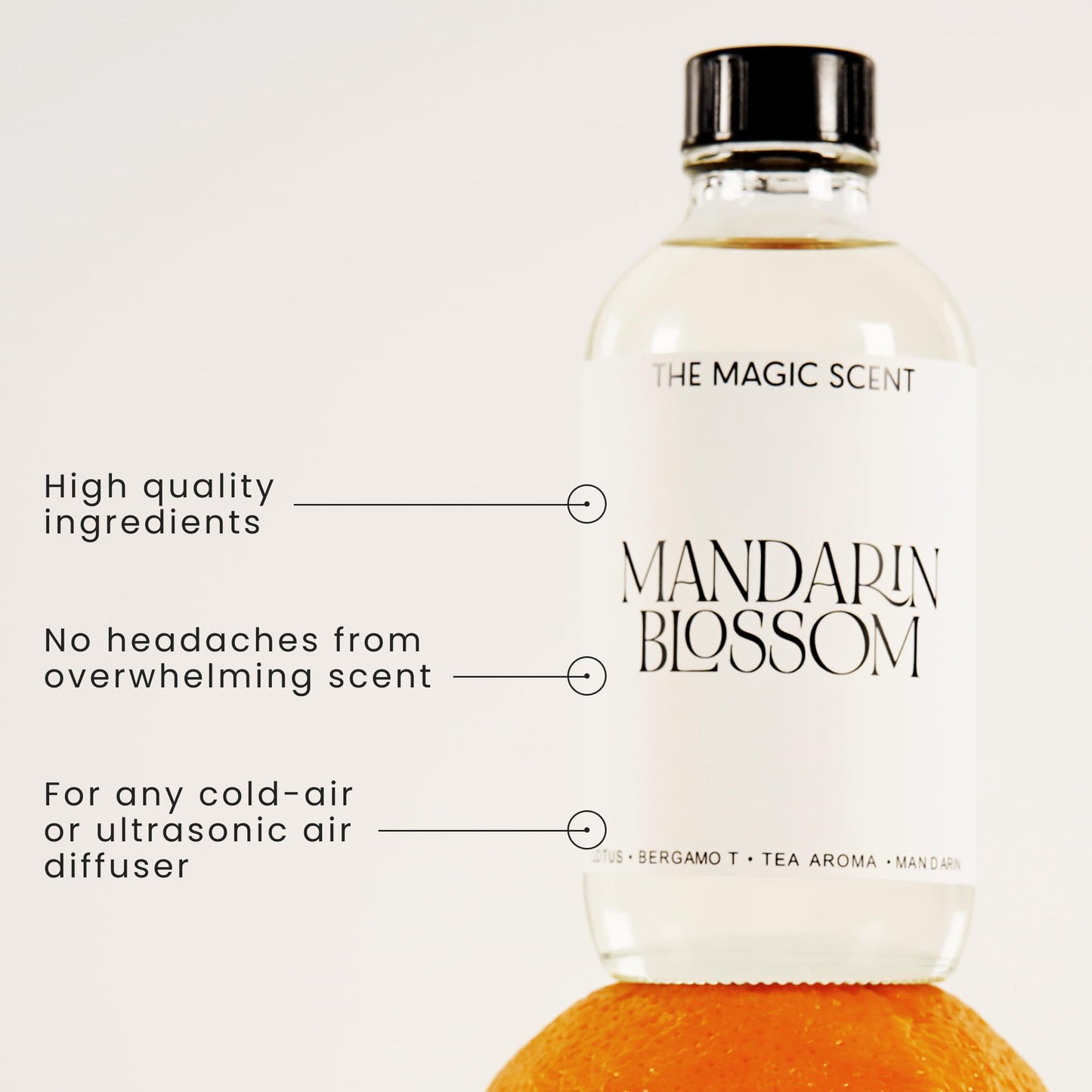 Mandarin Blossom Diffuser Oil – Maldives-Inspired Luxury Scents (16.9 oz / 500 mL)