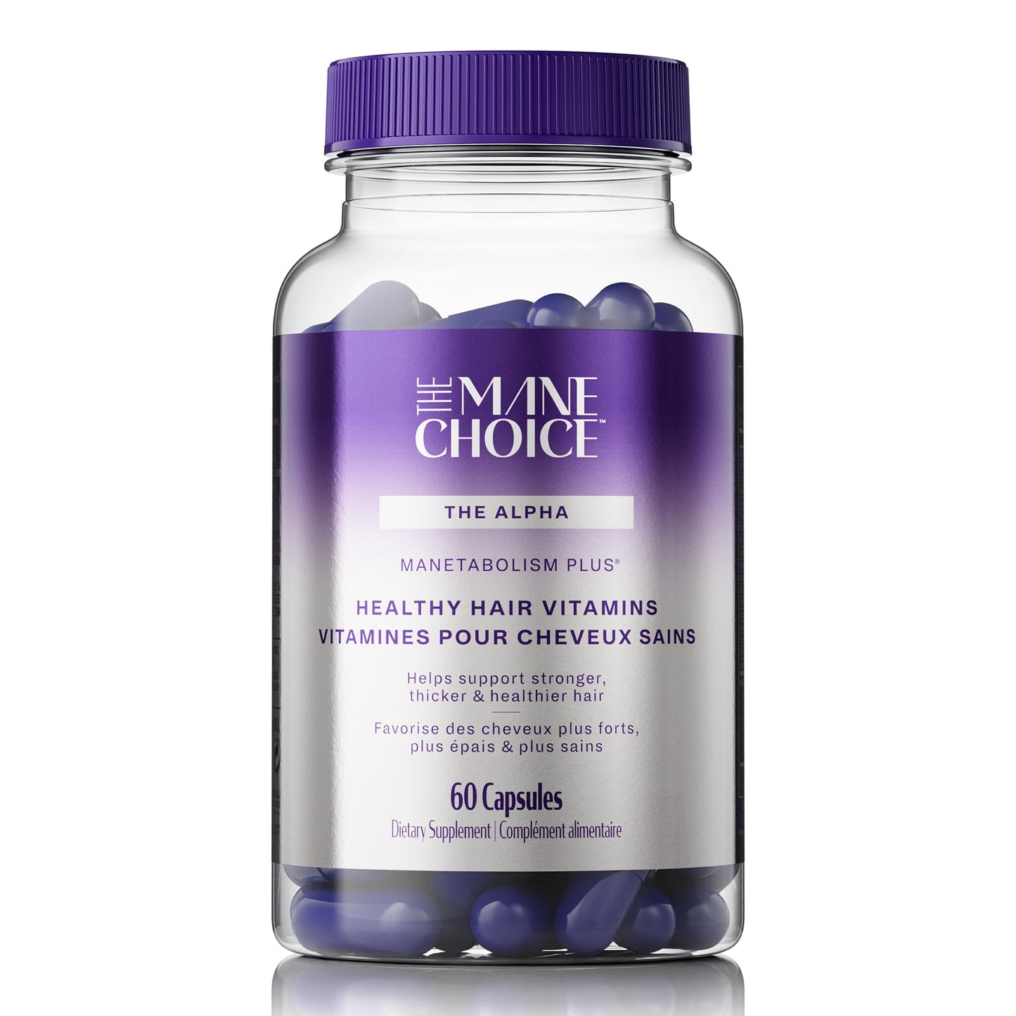 Manetabolism Plus Healthy Hair Growth Vitamins | Hair, Skin & Nails – 60 Capsules