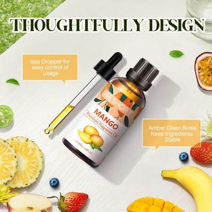 Mango Fragrance Oil 100ml – Aromatherapy Essential Oil for Diffusers, Massage, Soap & Candles