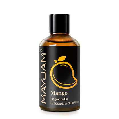 MAYJAM Mango Fragrance Oil 100ML with Glass Dropper - Diffuser & DIY Soap, Candle Making