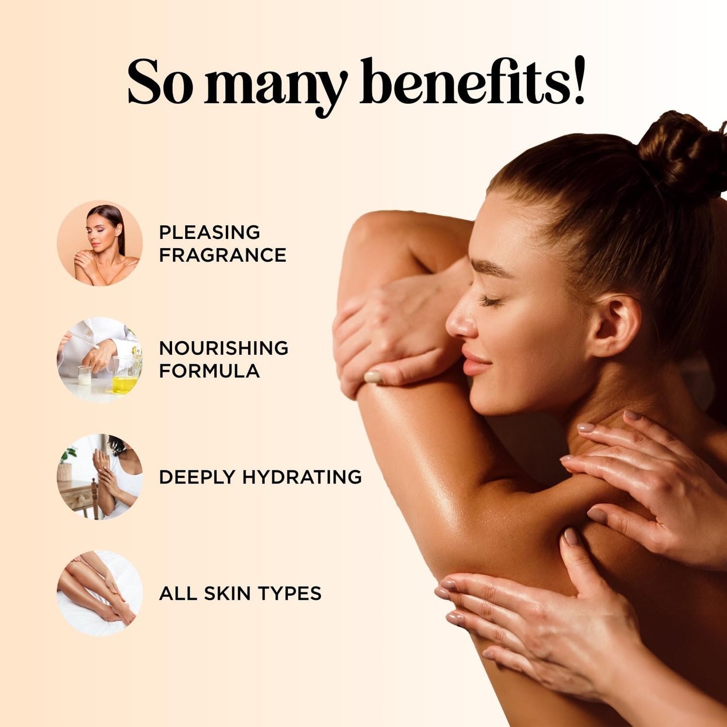 Mango Sensual Massage Oil for Couples – Vegan, Non-Greasy, Mango Scent
