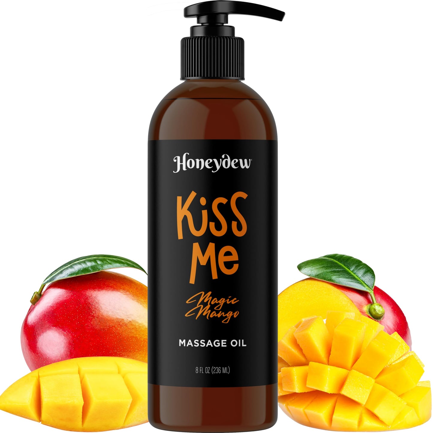Mango Sensual Massage Oil for Couples – Vegan, Non-Greasy, Mango Scent