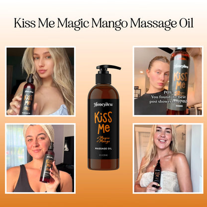 Mango Sensual Massage Oil for Couples – Vegan, Non-Greasy, Mango Scent