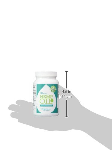 Manitoba Harvest Hemp Oil 1000 mg Softgels – 60 Count, 2 Pack