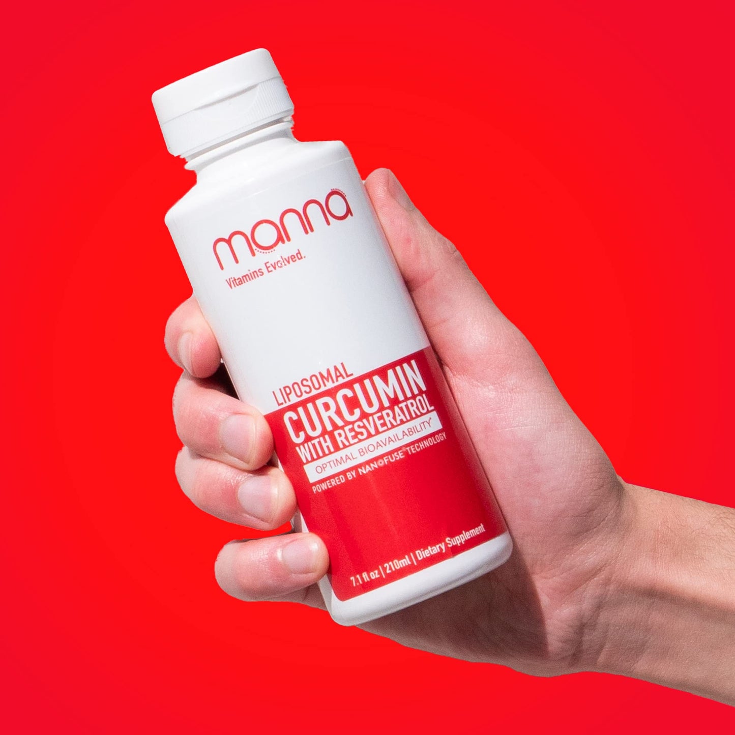 Manna Vitamins Evolved Curcumin with Resveratrol – Liposomal Curcumin Supplements