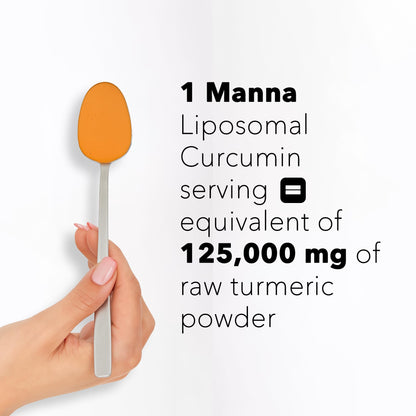 Manna Vitamins Evolved Liposomal Liquid Curcumin for Advanced Absorption – Daily Joint & Immune Health Support (3 Pack) – Vegan, Non-GMO, 95% Curcuminoids