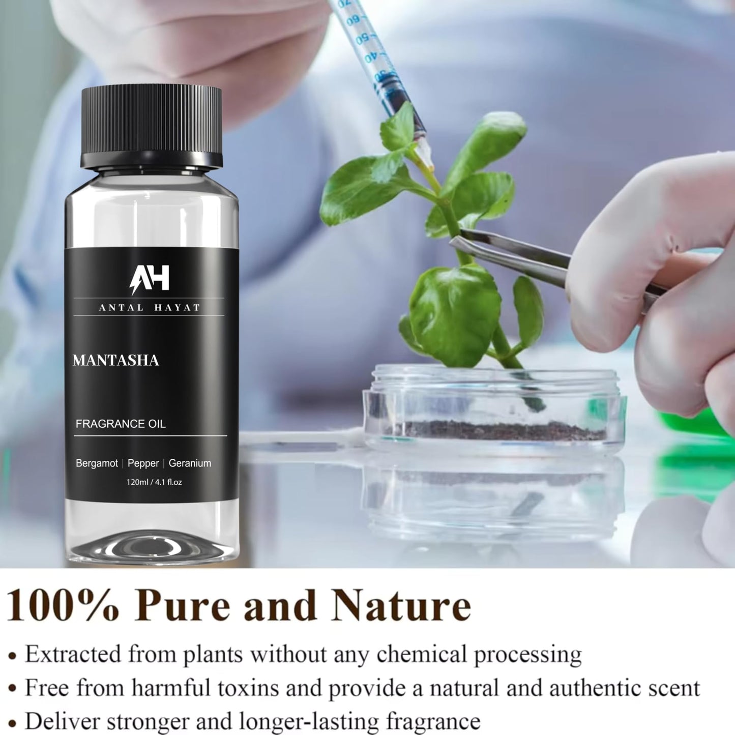 Mantasha Hotel Diffuser Oil 120ml – Inspired by Sauvage Eau de Parfum | Bergamot, Black Pepper & Geranium