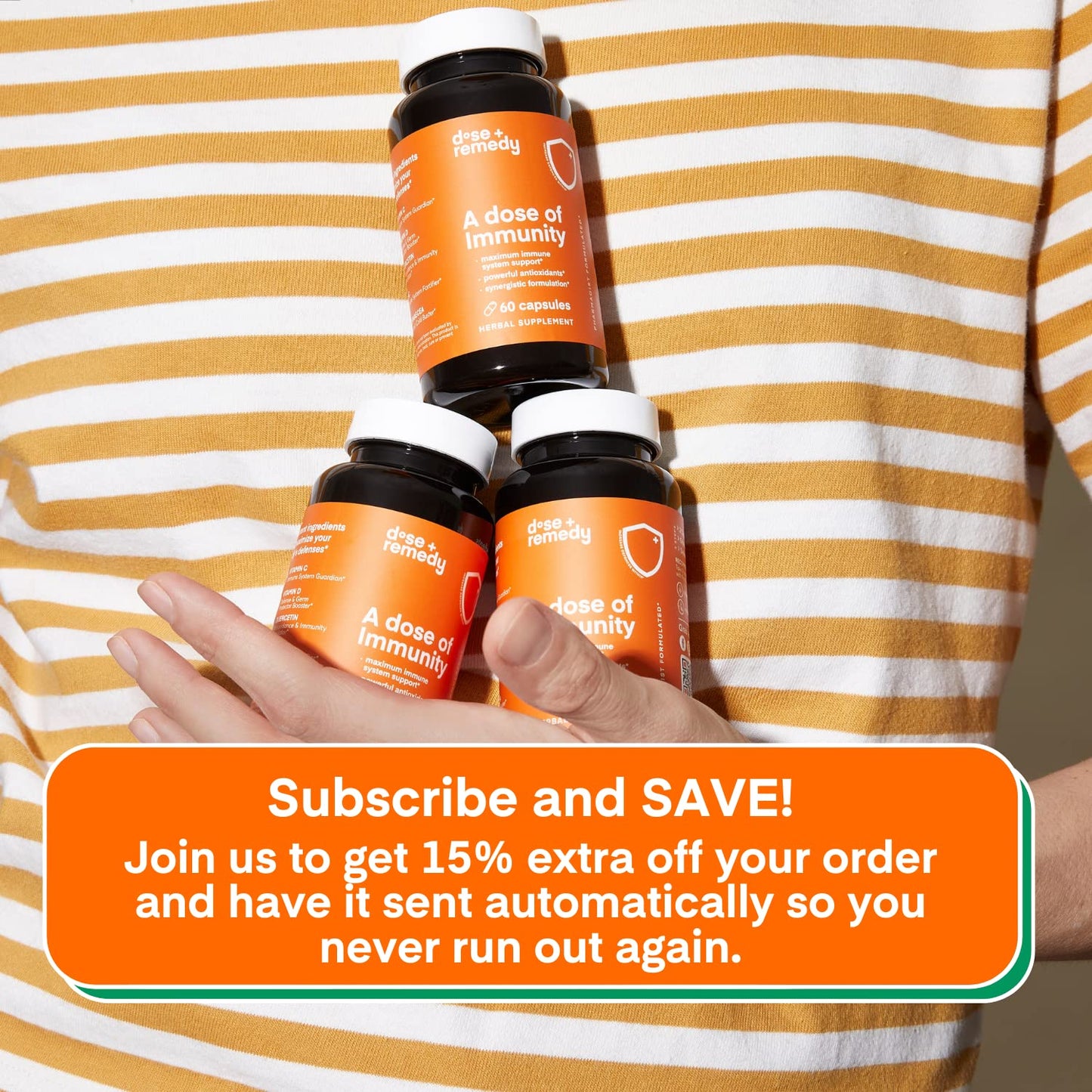 A Dose of Immunity: Quercetin, Vitamin C & Zinc – 7 in 1 Immune Defense (60 Count)