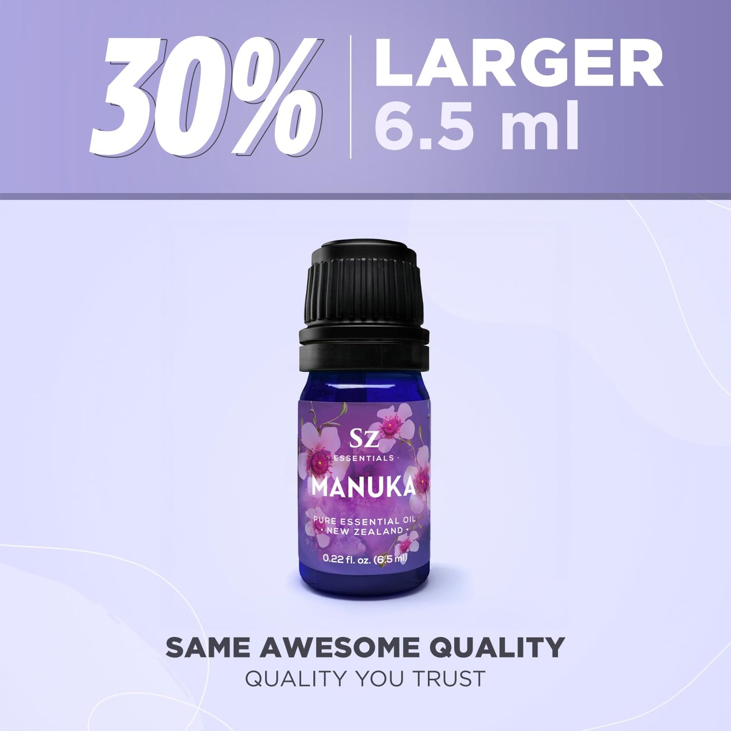 Sz Essentials Manuka Essential Oil – 100% Pure & Natural, New Zealand, 0.17 fl oz (5ml)