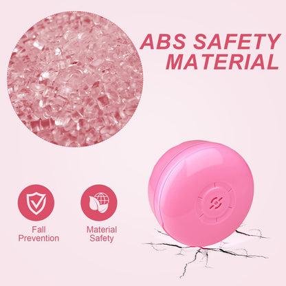 Maoerdental Retainer Cleaner Case – Double Layer No-Leak Denture Cup (Pink)