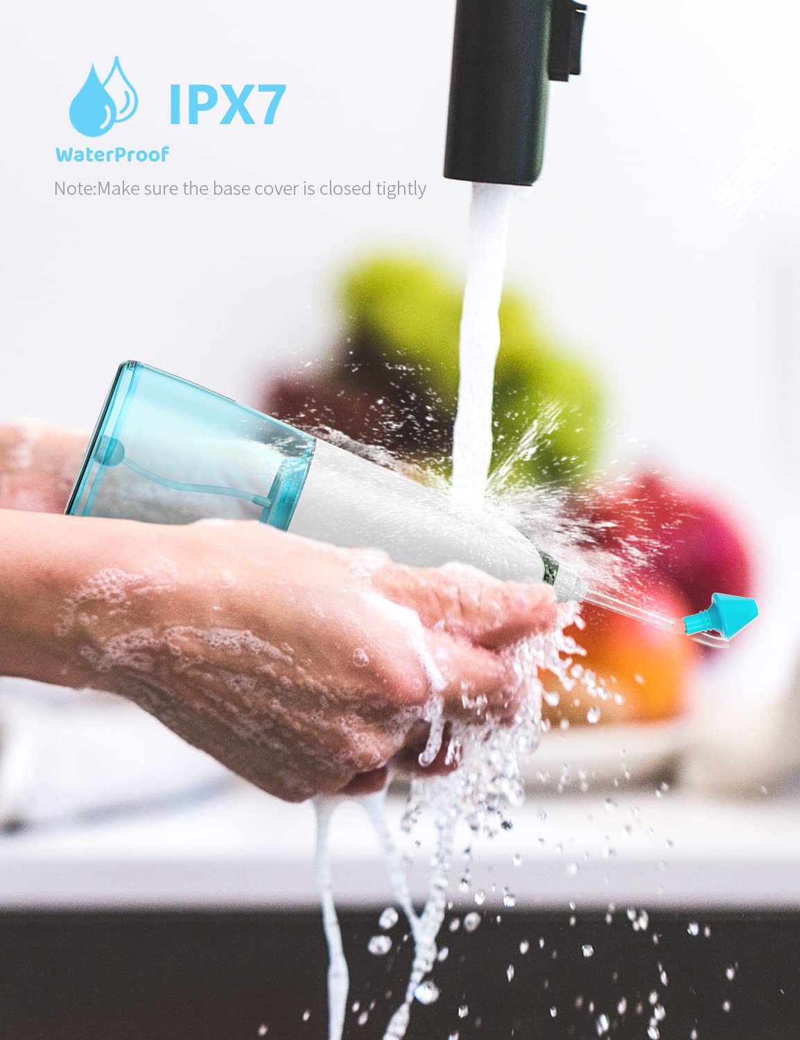 MAOEVER Nasal Irrigation System - Cordless Sinus Rinse, 5 Modes, 6 Tips