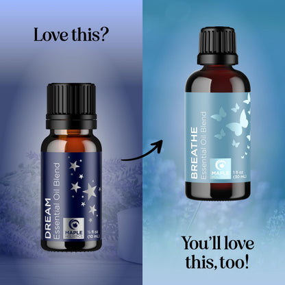 Sleep Essential Oil Blend for Diffuser | Dream Essential Oils – Lavender, Chamomile, Clary Sage & Ylang-Ylang (10mL)