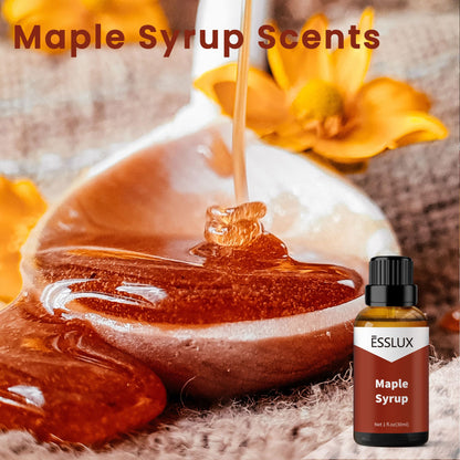 Maple Syrup Fragrance Oil 30ml – ESSLUX Aromatherapy Scent for Diffusers, Candles & Soaps