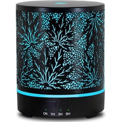 Maple Leaf Essential Oil Diffuser – 300ML Ultrasonic with Auto Shut-Off