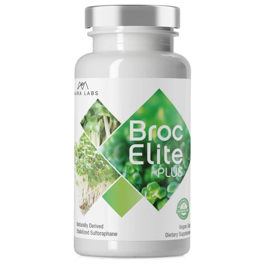 BrocElite Plus by Mara Labs – Stabilized Sulforaphane Broccoli Supplement, Glyphosate-Free, 60 Veg Capsules BritishVita | Premium UK Vitamins & Wellness Supplements