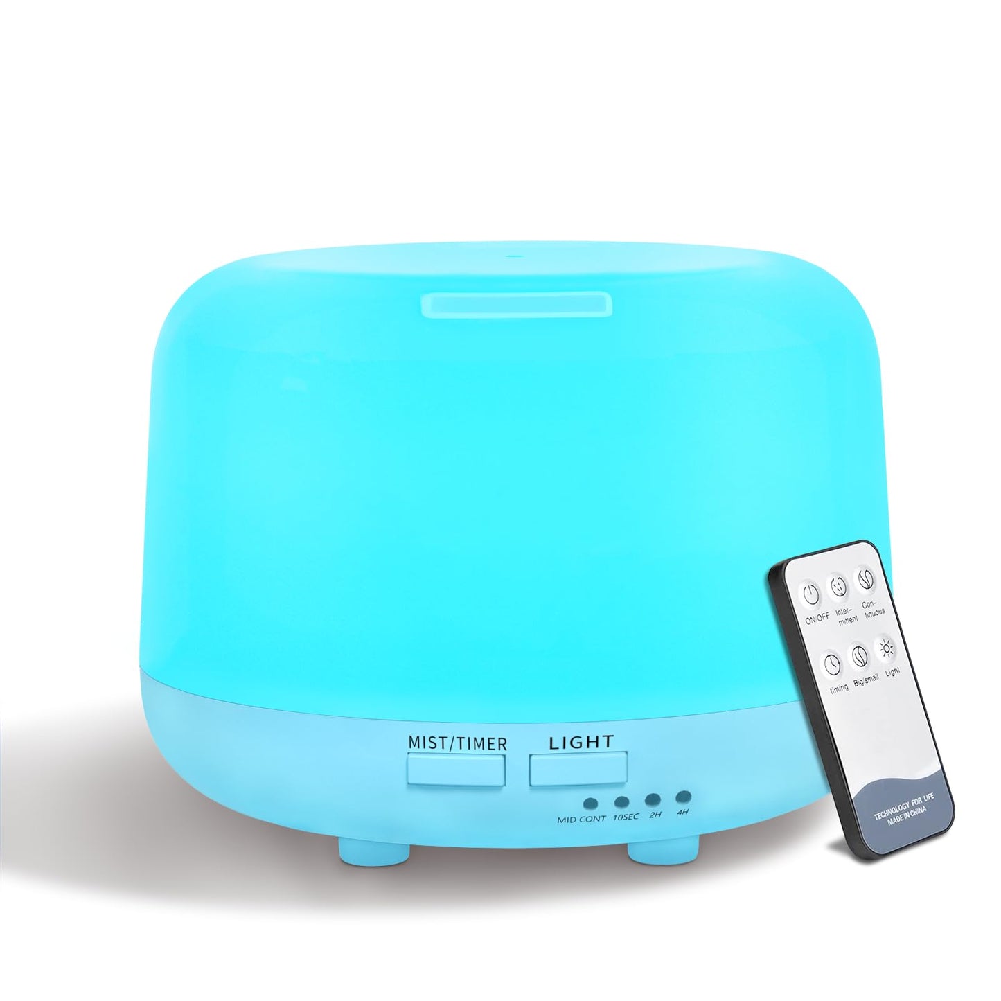 Marchred 300ML Essential Oil Diffuser with Remote – 7-Color LED, 8-Hour Mist