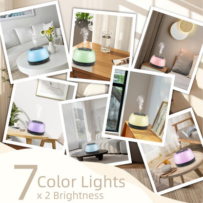 Marchred 300ML Essential Oil Diffuser - 8-Hour Aromatherapy with Remote, 7-Color LEDs, 4 Timer Settings