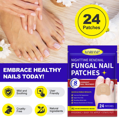 Marianp Toenail Patches Extra Strength – 24 Nighttime Nail Patches