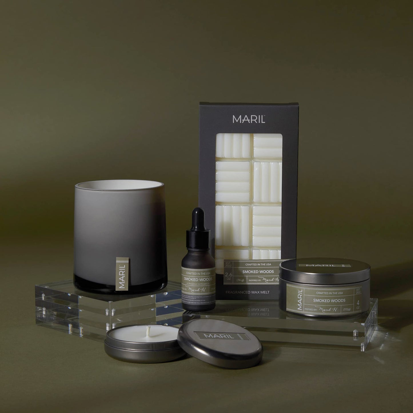 MARIL 15ml Ultrasonic Diffuser Oil — Smoked Woods