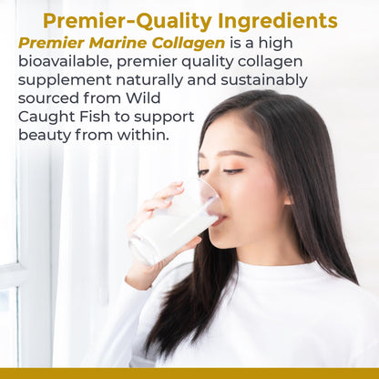 Premier Research Labs Marine Collagen - Hydrolyzed Fish Collagen Powder for Skin, Joints, and Gut Health | 7 oz