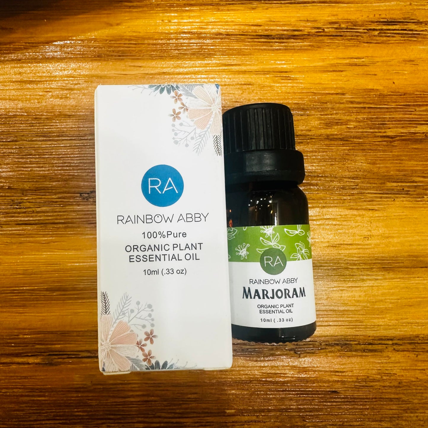 2-Pack Marjoram Essential Oil - 100% Pure Organic (10ml) - Diffuser & Skin Care