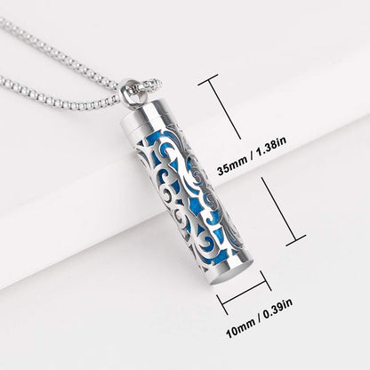Maromalife Essential Oil Necklace – 316L Stainless Steel Diffuser Pendant