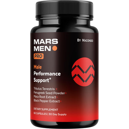 Mars Men Pro Official Supplement – Natural Support Capsules, 60 Capsules