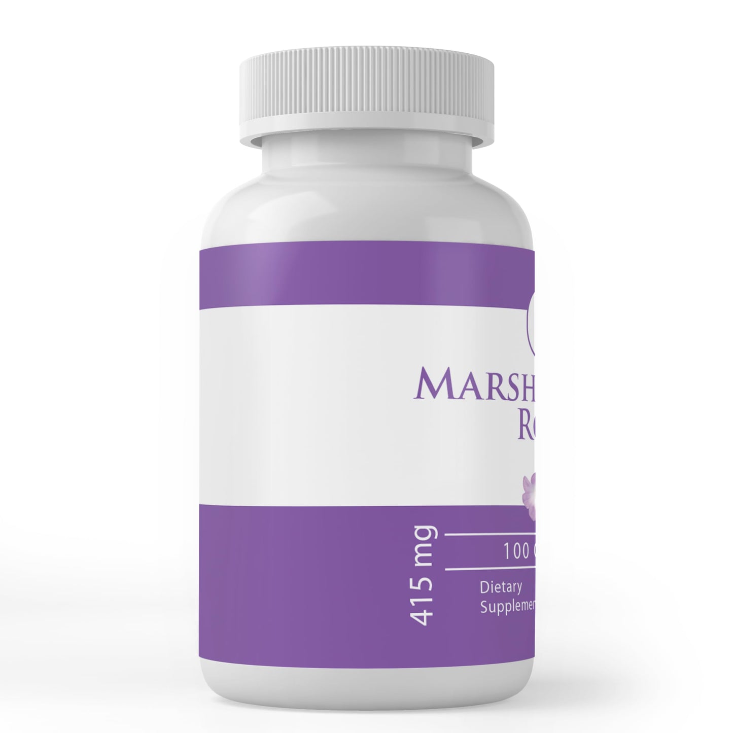 Pure Marshmallow Root Capsules – 100 Count, Always Pure, No Additives, Lab Verified