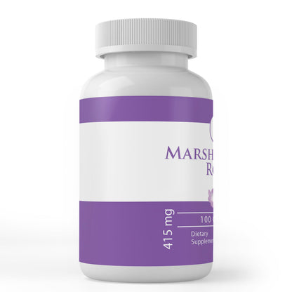 Pure Marshmallow Root Capsules – 100 Count, Always Pure, No Additives, Lab Verified