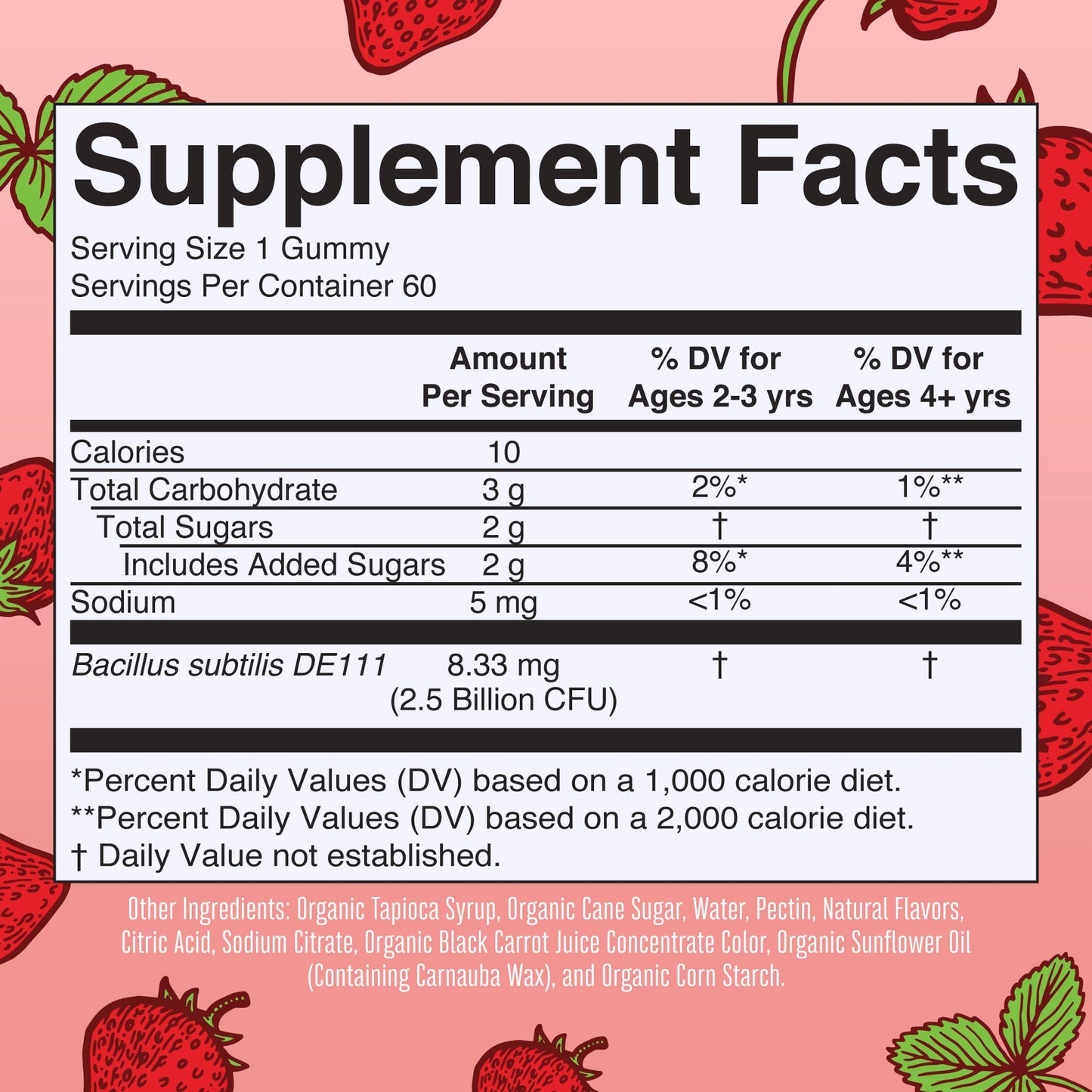 MaryRuth Organics Kids Probiotics Gummies – Digestive Health, 60 Count
