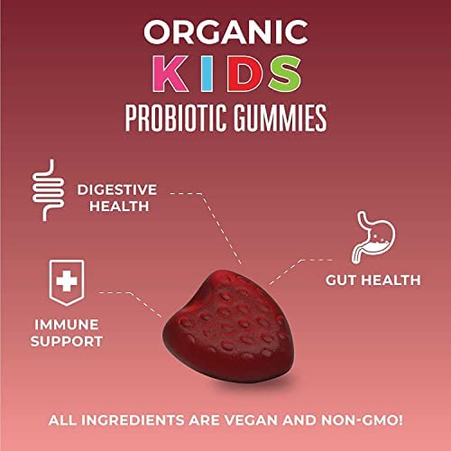 MaryRuth Organics Kids Probiotics Gummies – Digestive Health, 60 Count
