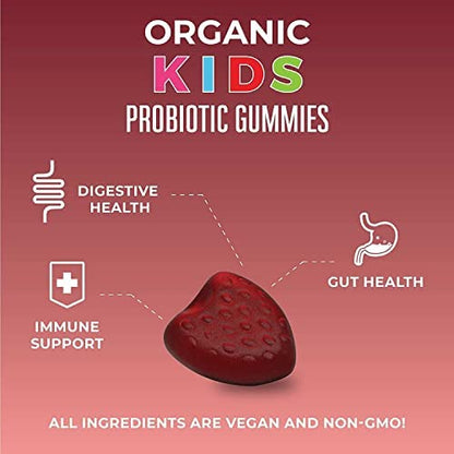 MaryRuth Organics Kids Probiotics Gummies – Digestive Health, 60 Count